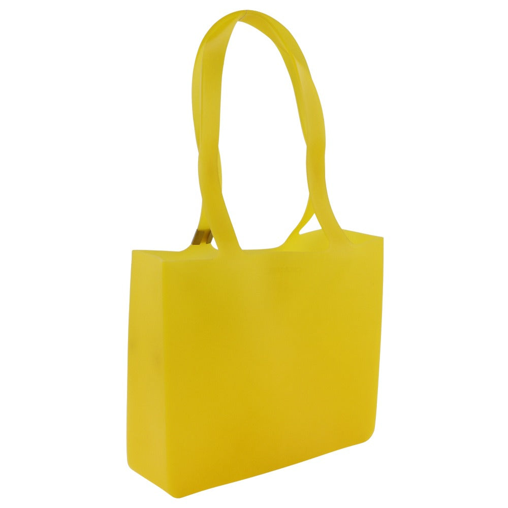 CHANEL Tote Bag rubber yellow Women Used
