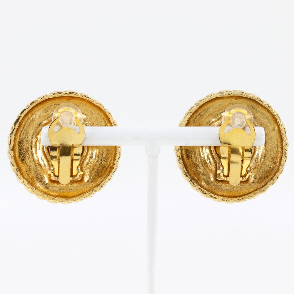 CHANEL Earring Plated Gold, Faux Pearl gold