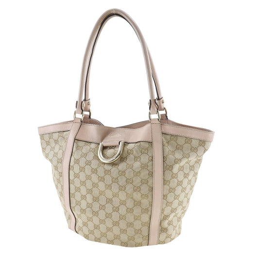 GUCCI Handbag GG canvas beige Women Used