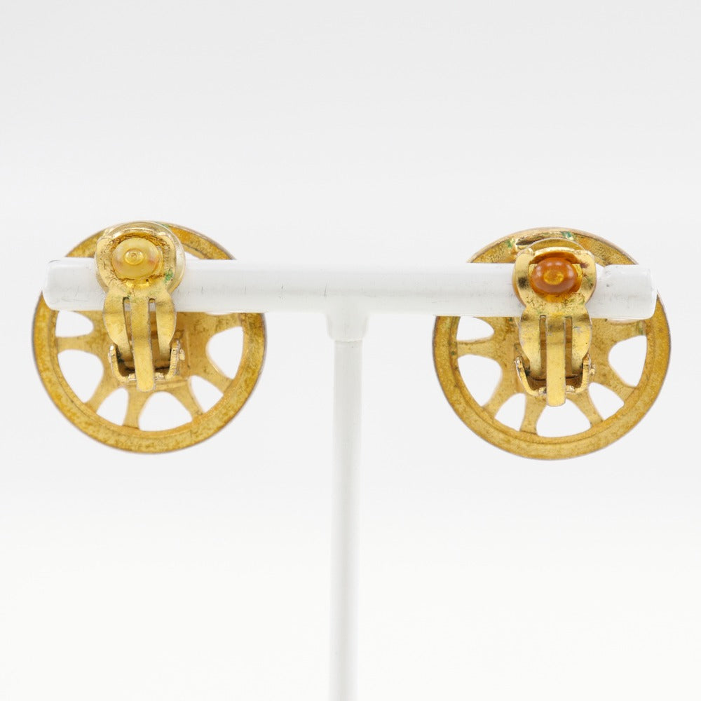 CHANEL Earring Plated Gold gold Women Used