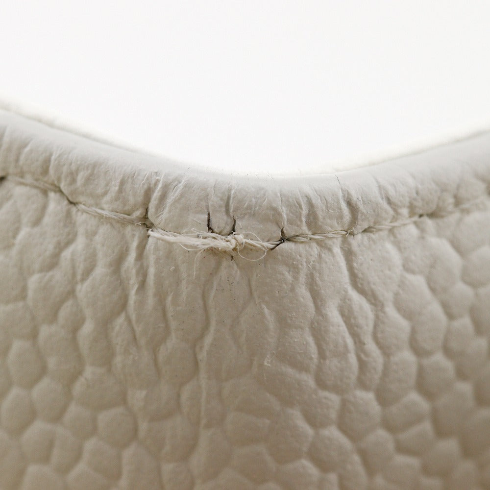 CHANEL Shoulder Bag Caviar skin White PST Chain Tote Women Used