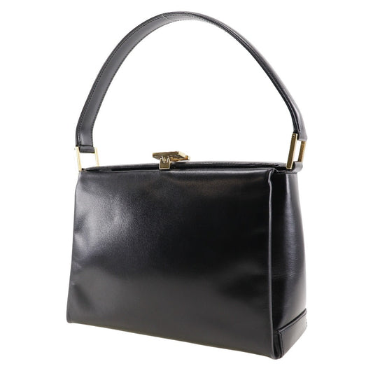 GUCCI Handbag leather black Old Gucci Women Used