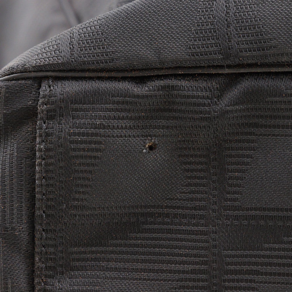 CHANEL Tote Bag Nylon canvas black New travel line Tote GM Women Used