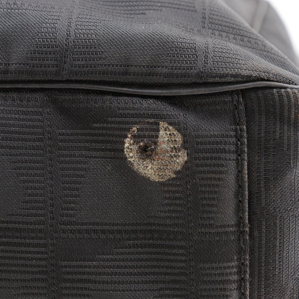 CHANEL Tote Bag Nylon canvas black New travel line Tote GM Women Used