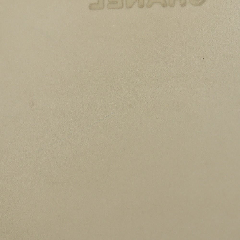 CHANEL Tote Bag rubber gray logo Women Used