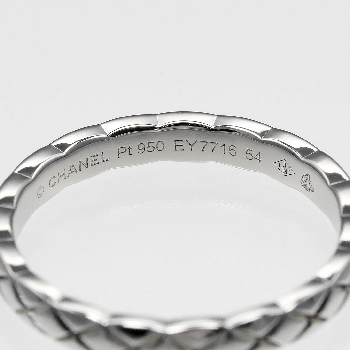 Chanel Coco Crush Pt950 Platinum Ring Size 13.5