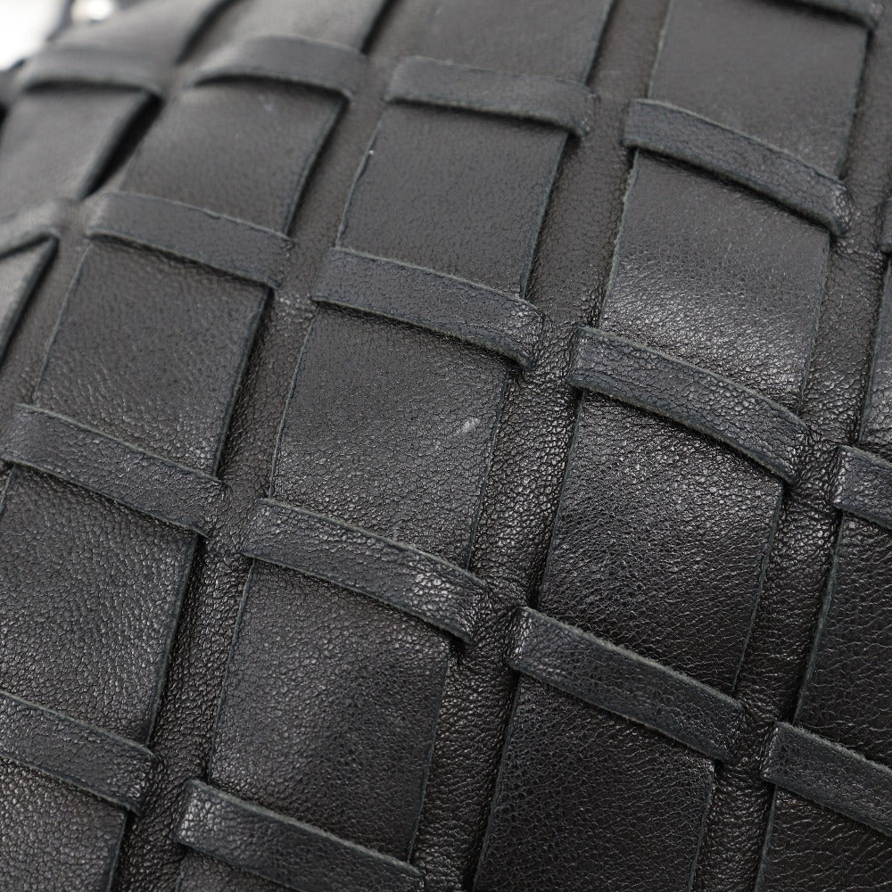 CHANEL Tote Bag lambskin black COCO Mark Matrasse Chain bag Women Used