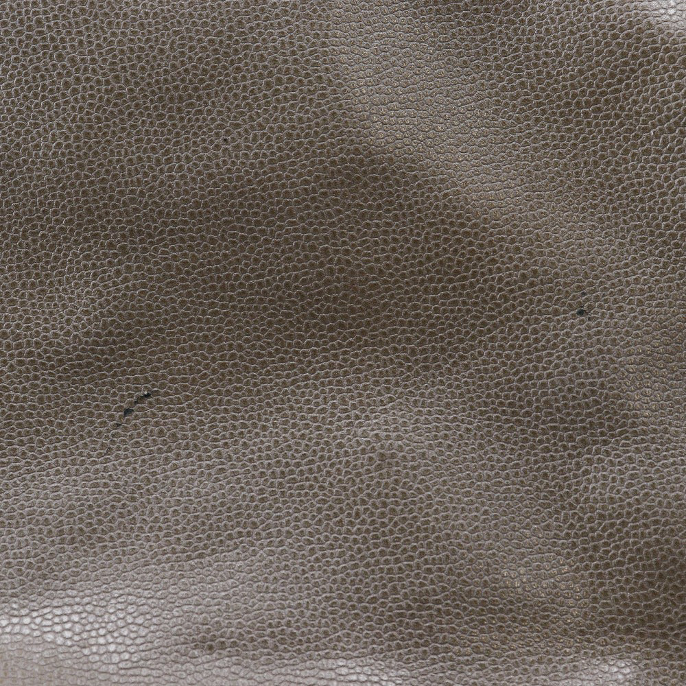 CHANEL Tote Bag Caviar skin gray 2WAY ChainShoulder 2.55 Women Used