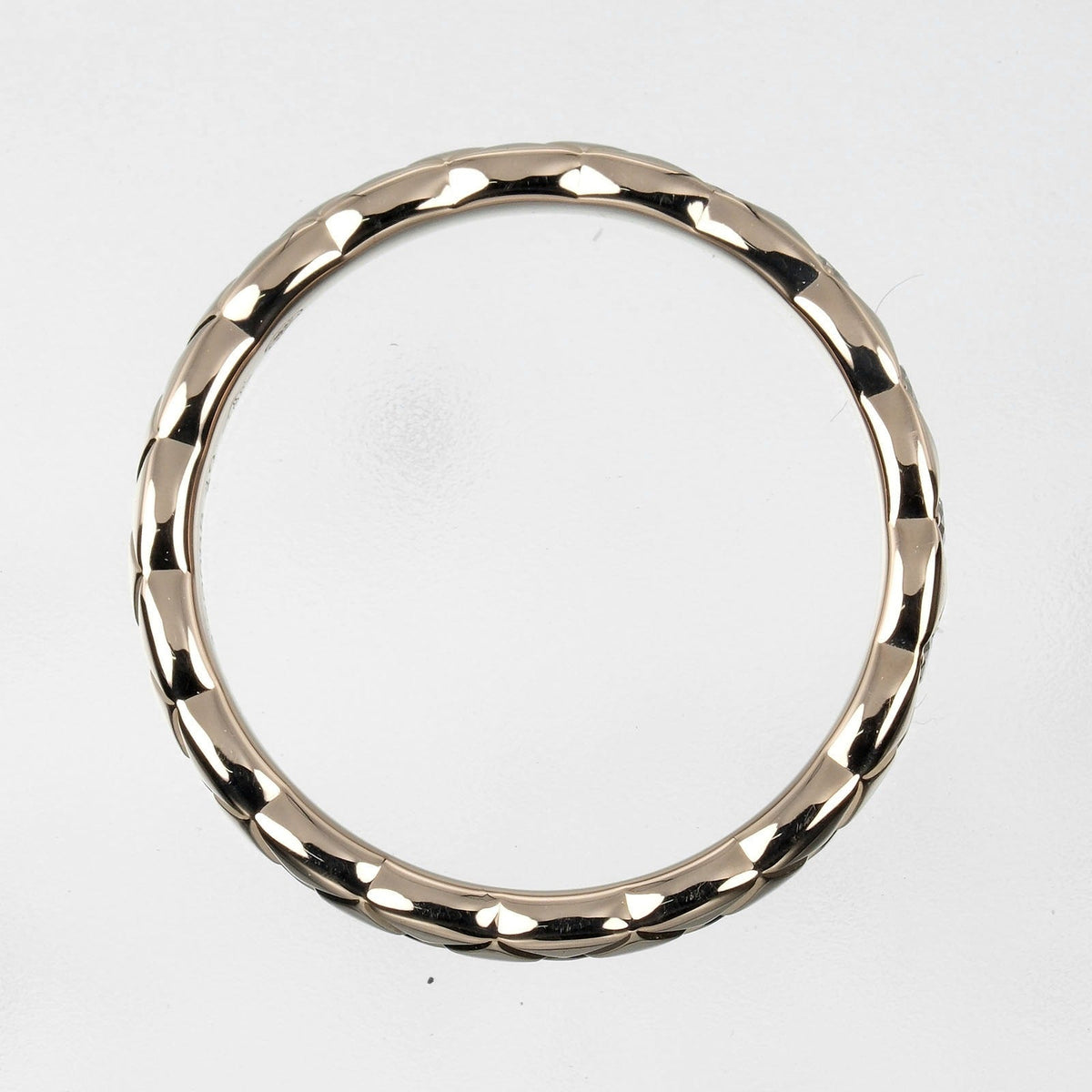 CHANEL Ring K18 pink gold, 5P diamond gold Coco Crush 49