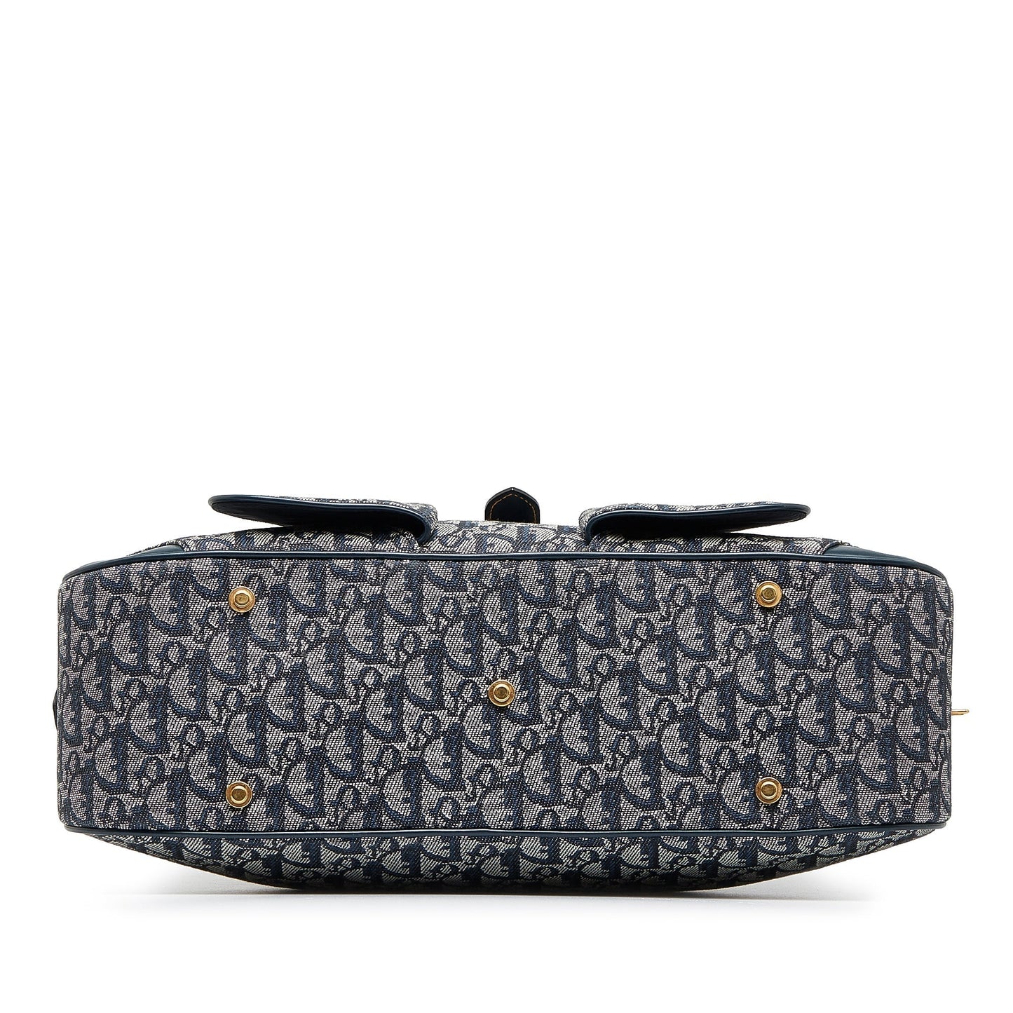 DIOR Oblique Double Saddle Bowler HandBag