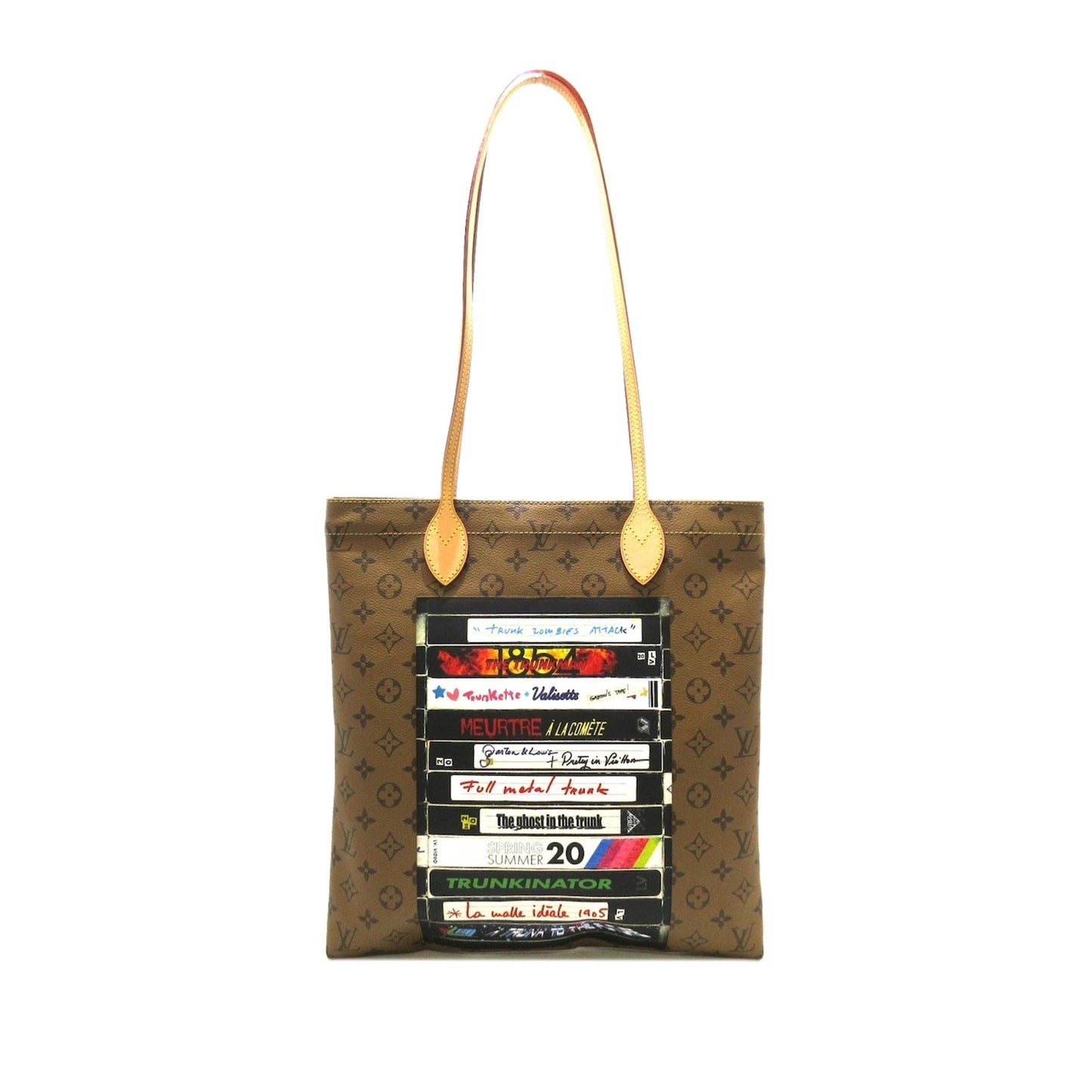 LOUIS VUITTON Monogram Reverse VHS Tape Carry It Tote Bag