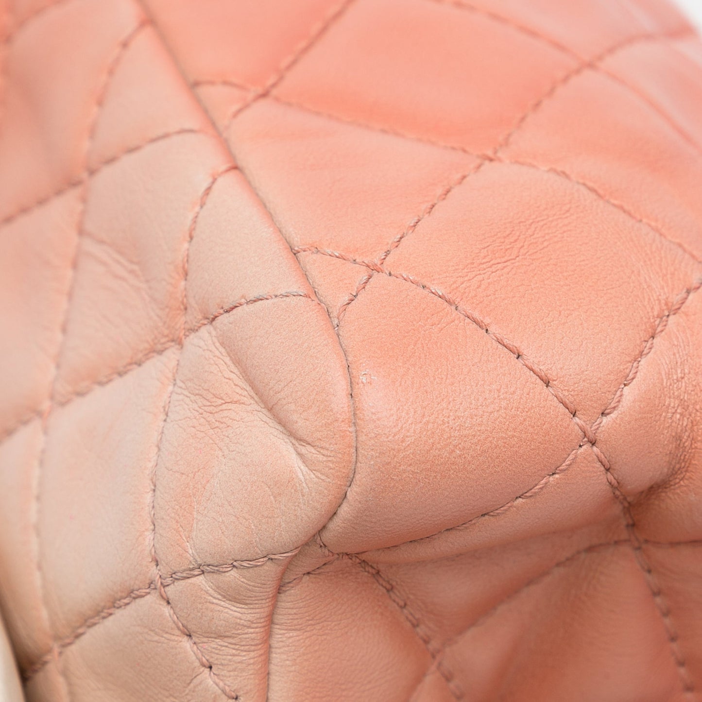 Orange Chanel Ombre Reissue 225 Double Flap Shoulder Bag