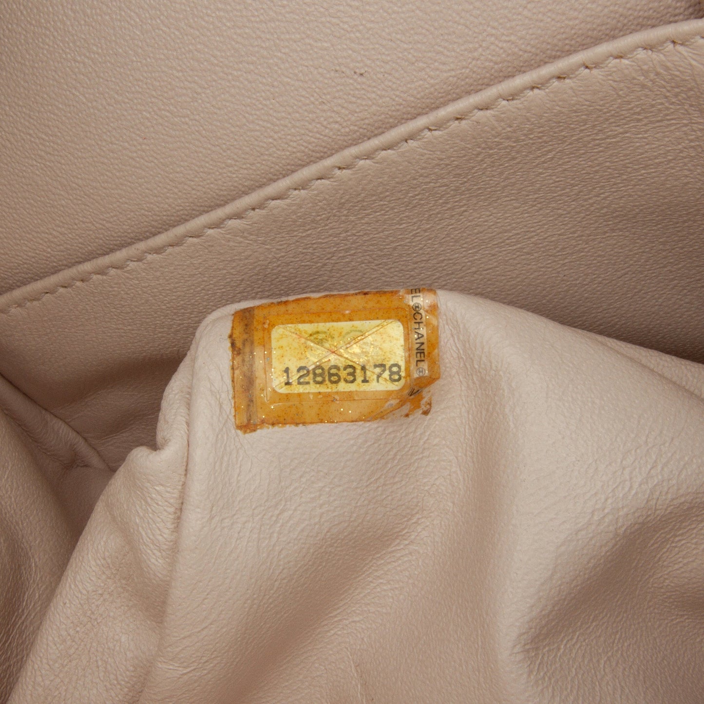 Orange Chanel Ombre Reissue 225 Double Flap Shoulder Bag