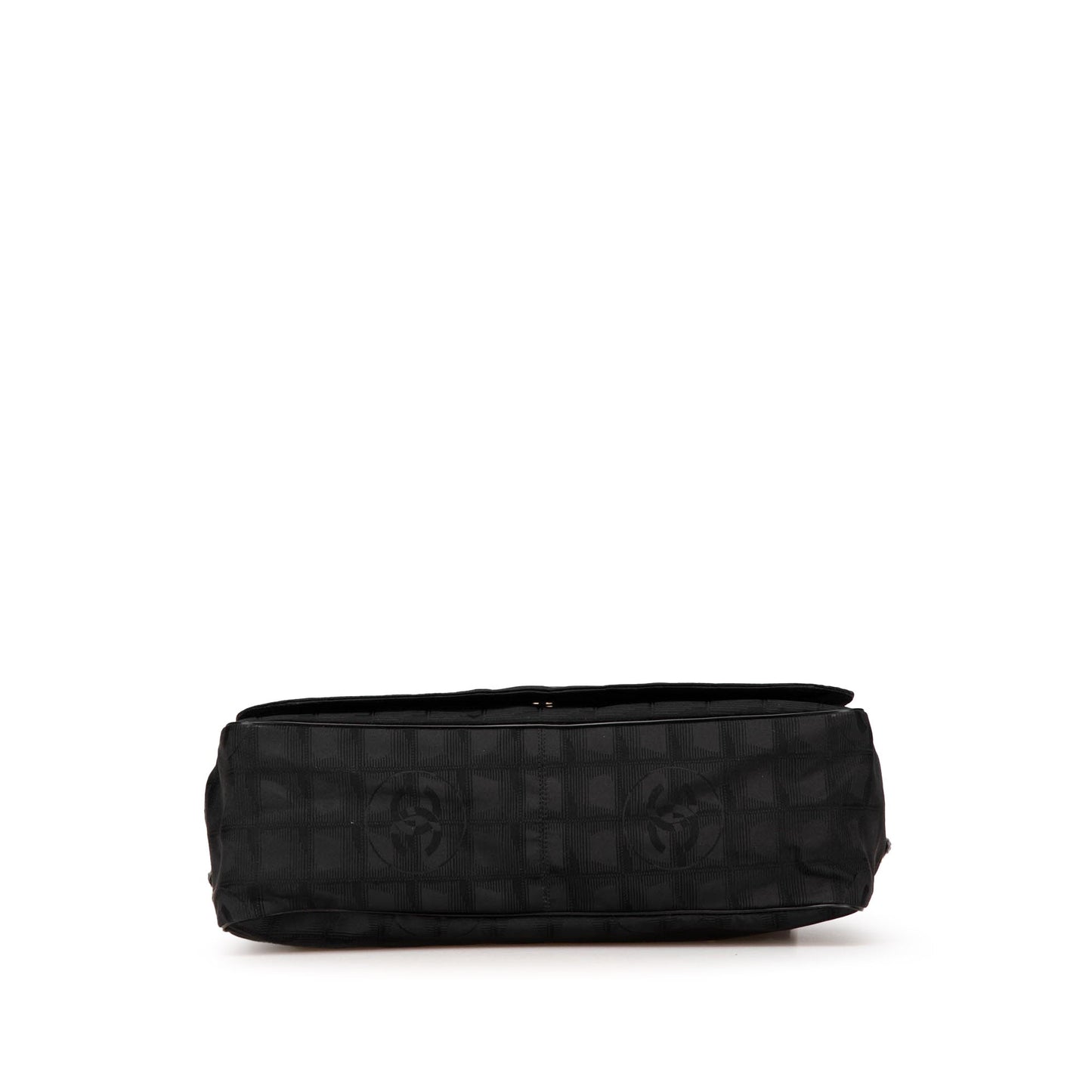 Black Chanel New Travel Line Nylon Crossbody