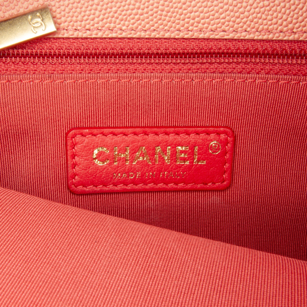 Pink Chanel Caviar Sunset On The Sea Flap Belt Bag