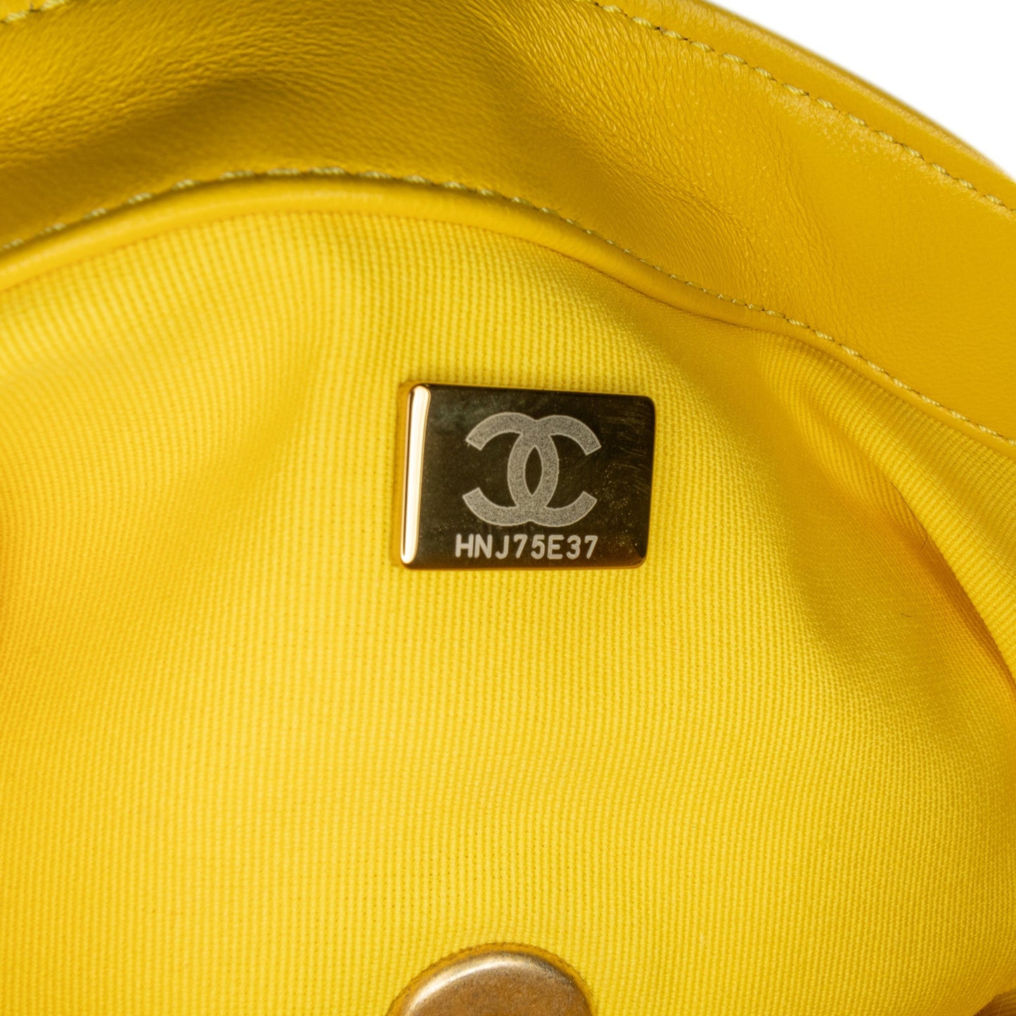 Yellow Chanel Small Quilted Lambskin Candy Chain Flap Crossbody Bag