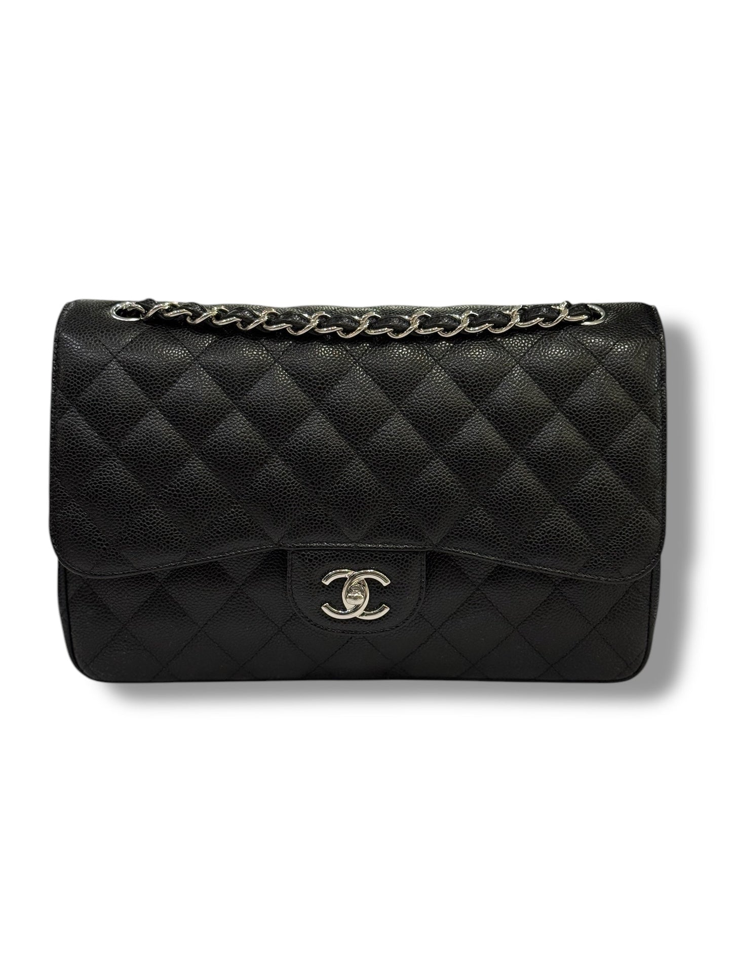 Chanel - Sac Timeless Jumbo caviar