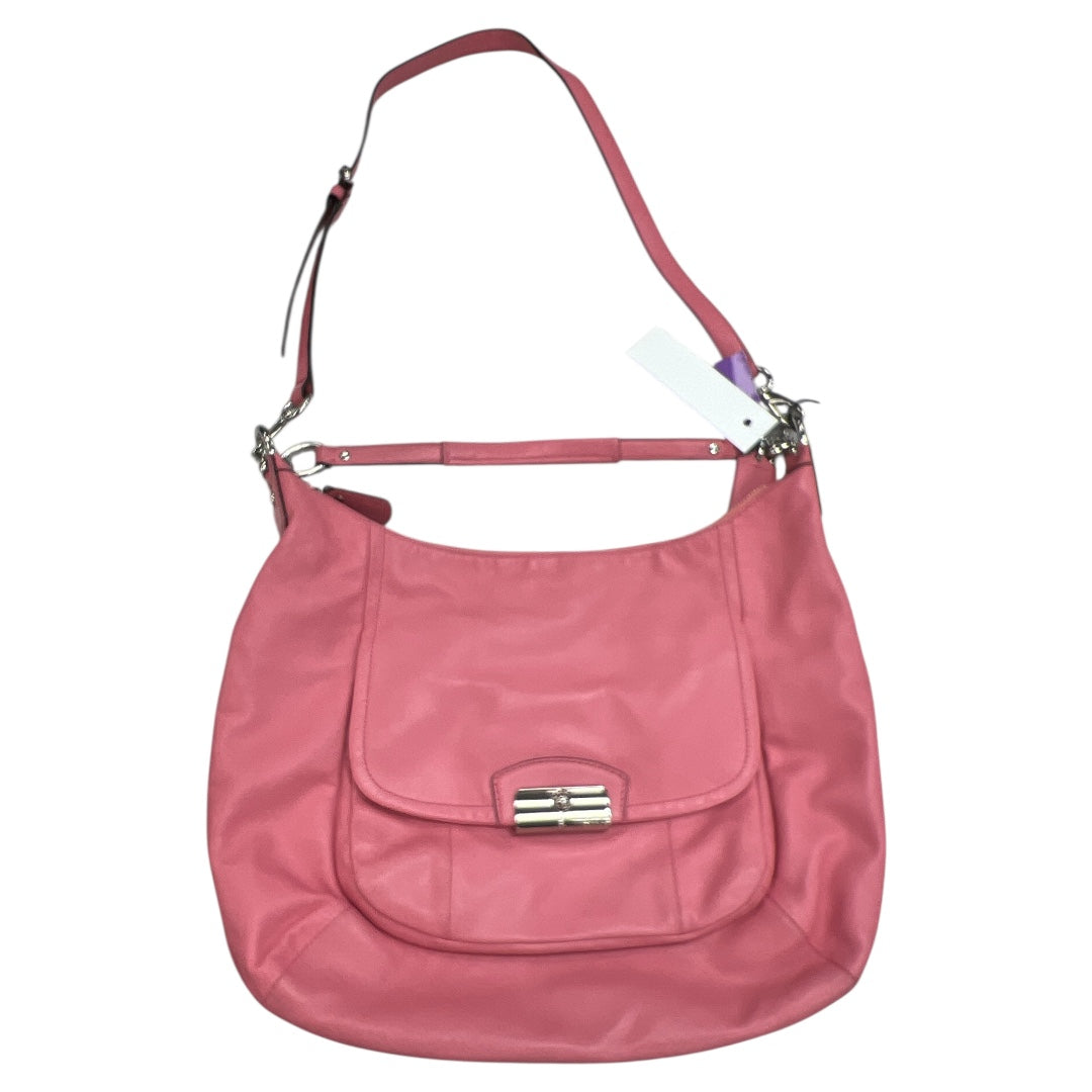Handbag Designer By Coach In Pink, Size:Large