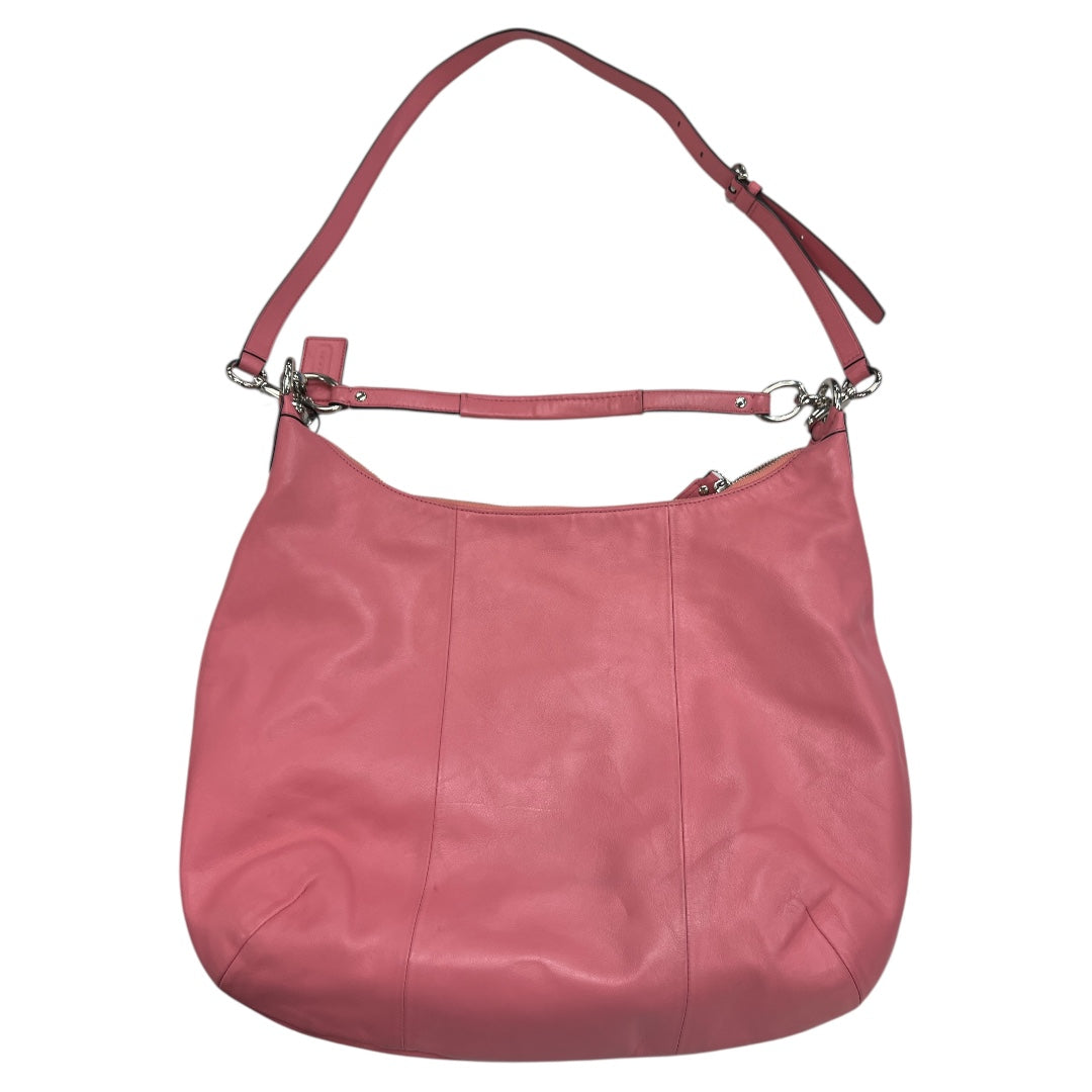 Handbag Designer By Coach In Pink, Size:Large