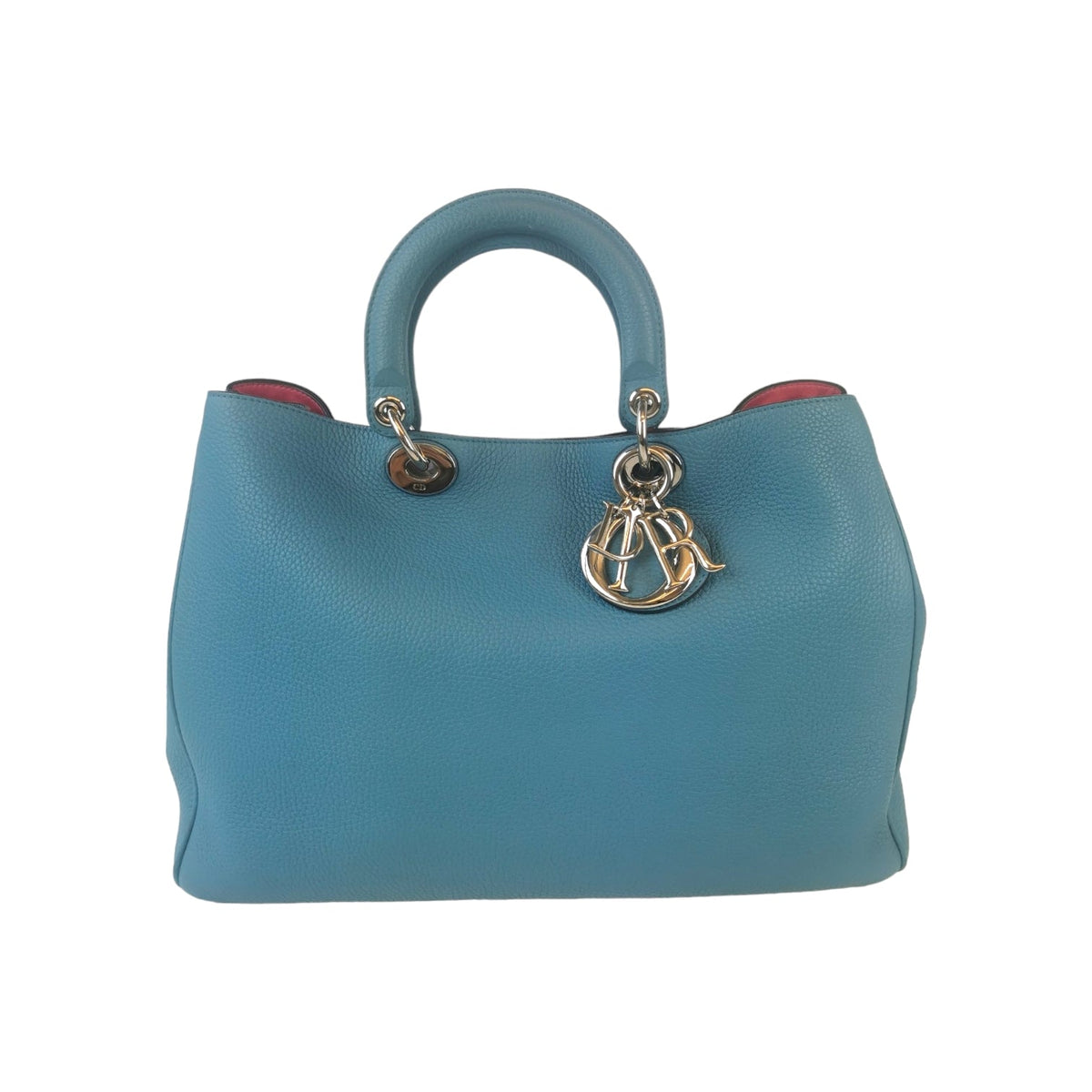 Dior Diorissimo HandBag Large Blue/Pink