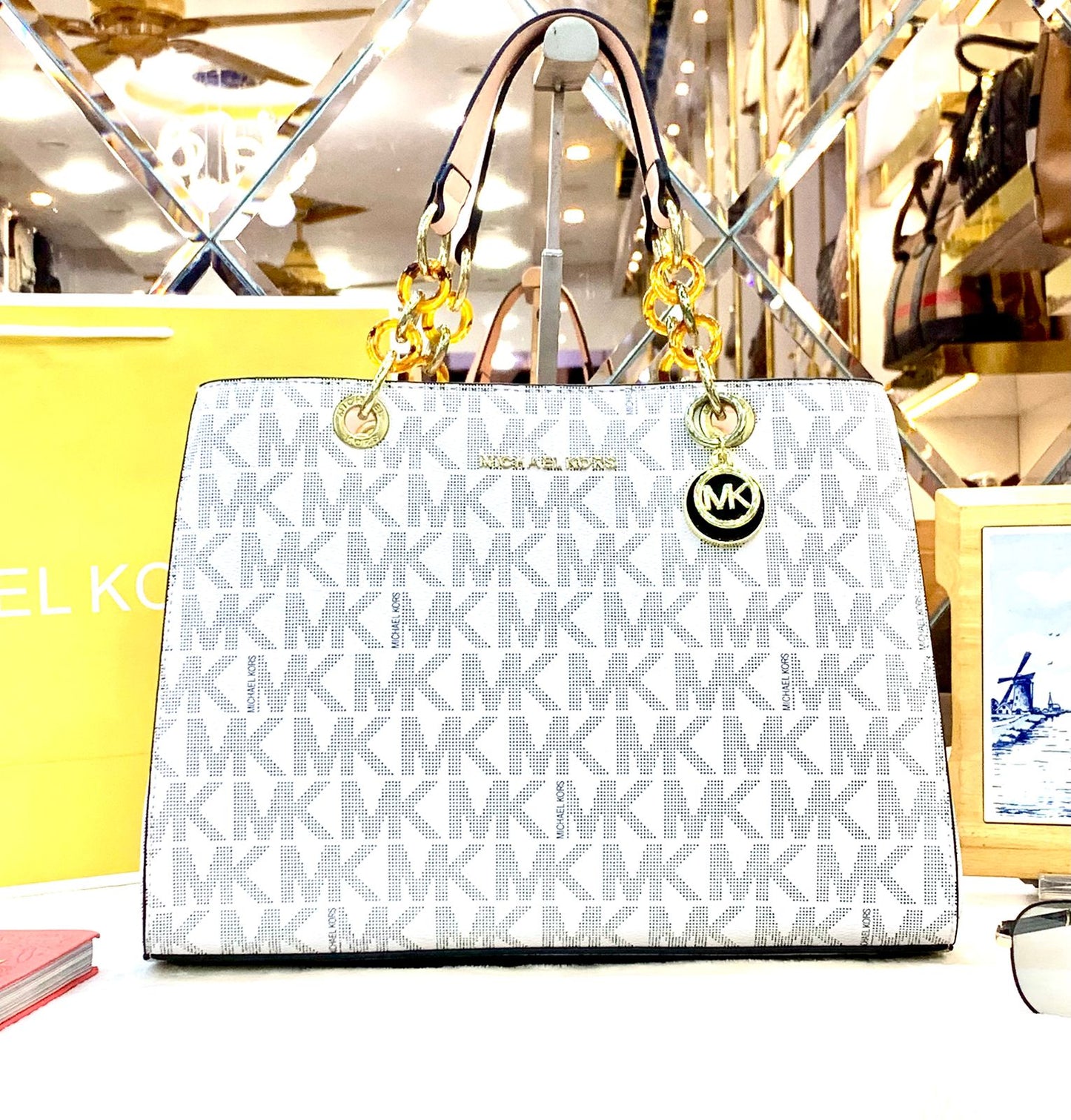 Michael Kors Crossbody Bag – Master Copy (White)