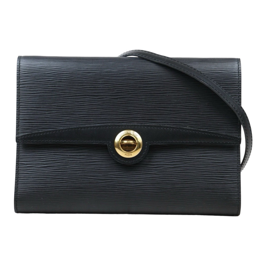 Rank AB｜ LV Epi Shoulder Bag Black｜24071527