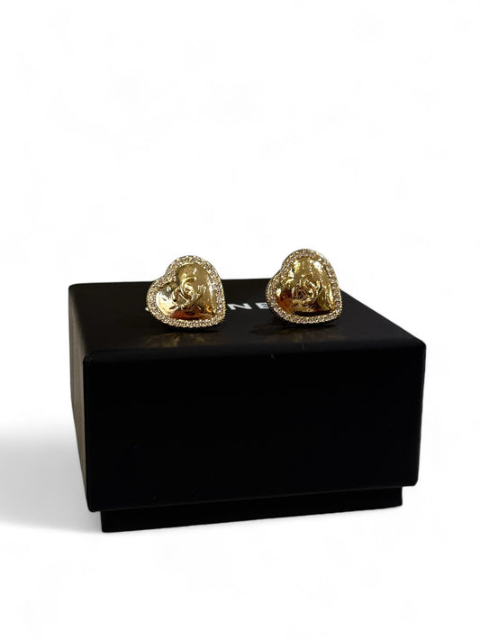 Chanel - Boucles d’oreilles cœur