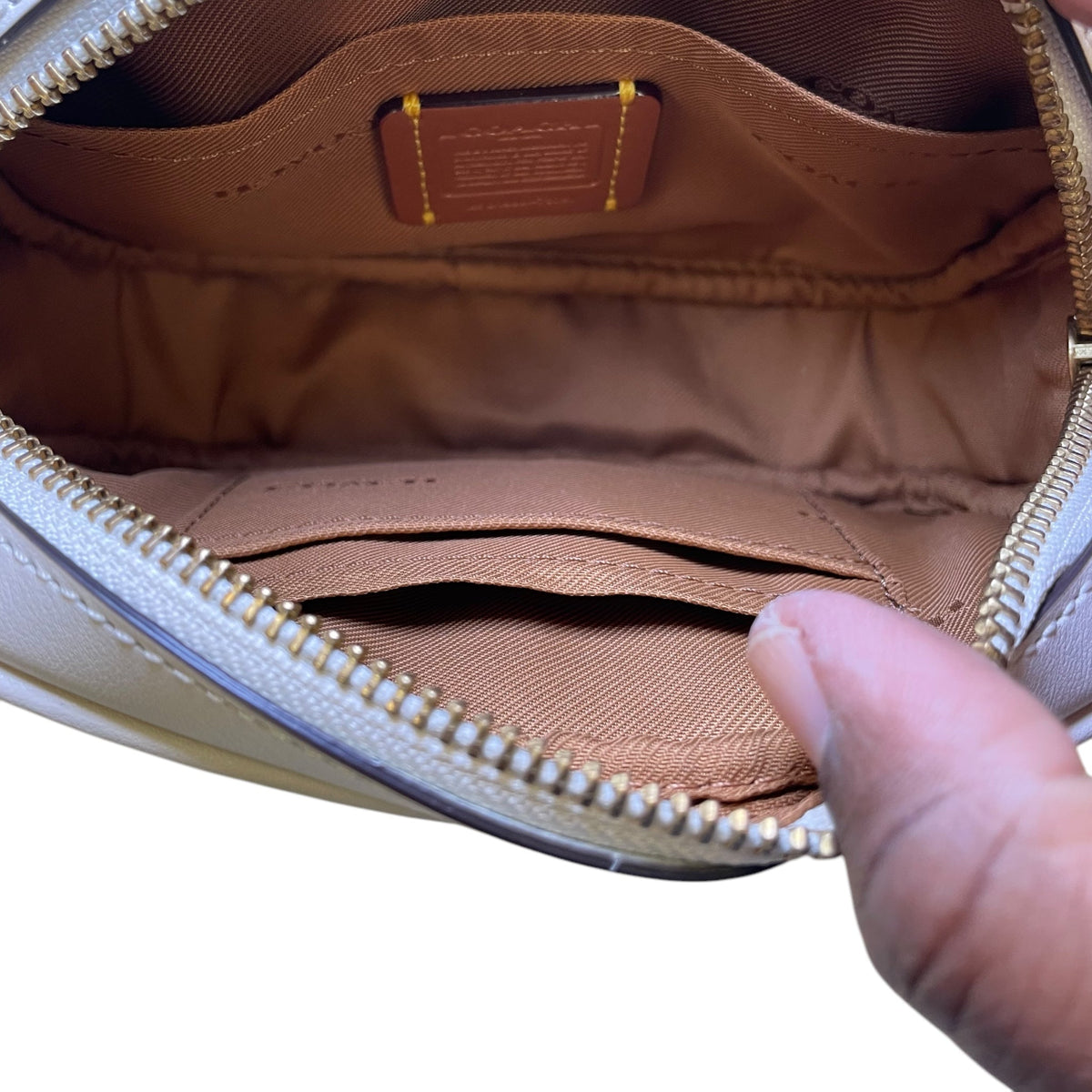 Belt Bag Designer By Coach In Cream, Size:Small