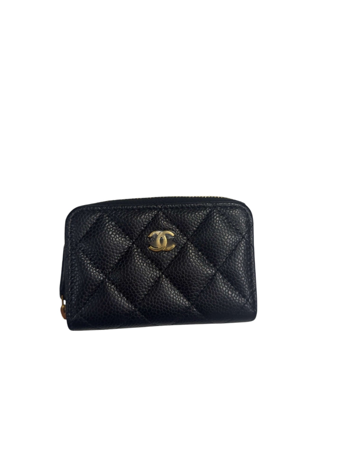 Chanel - Porte monnaie cuir caviar