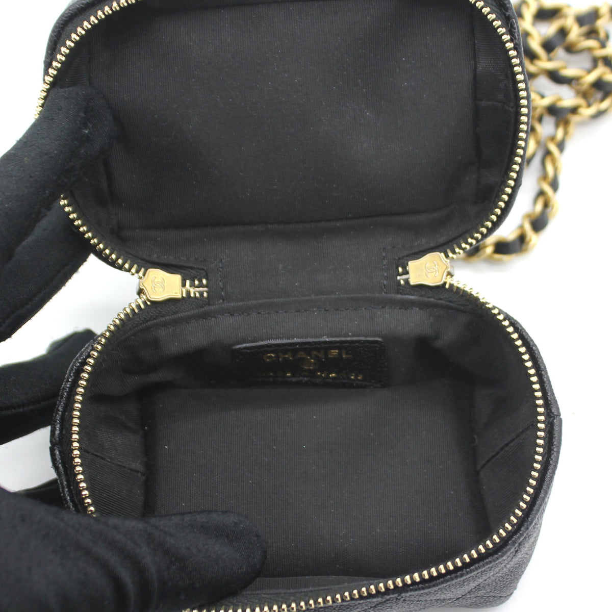 Chanel Mini Caviar Vanity Case