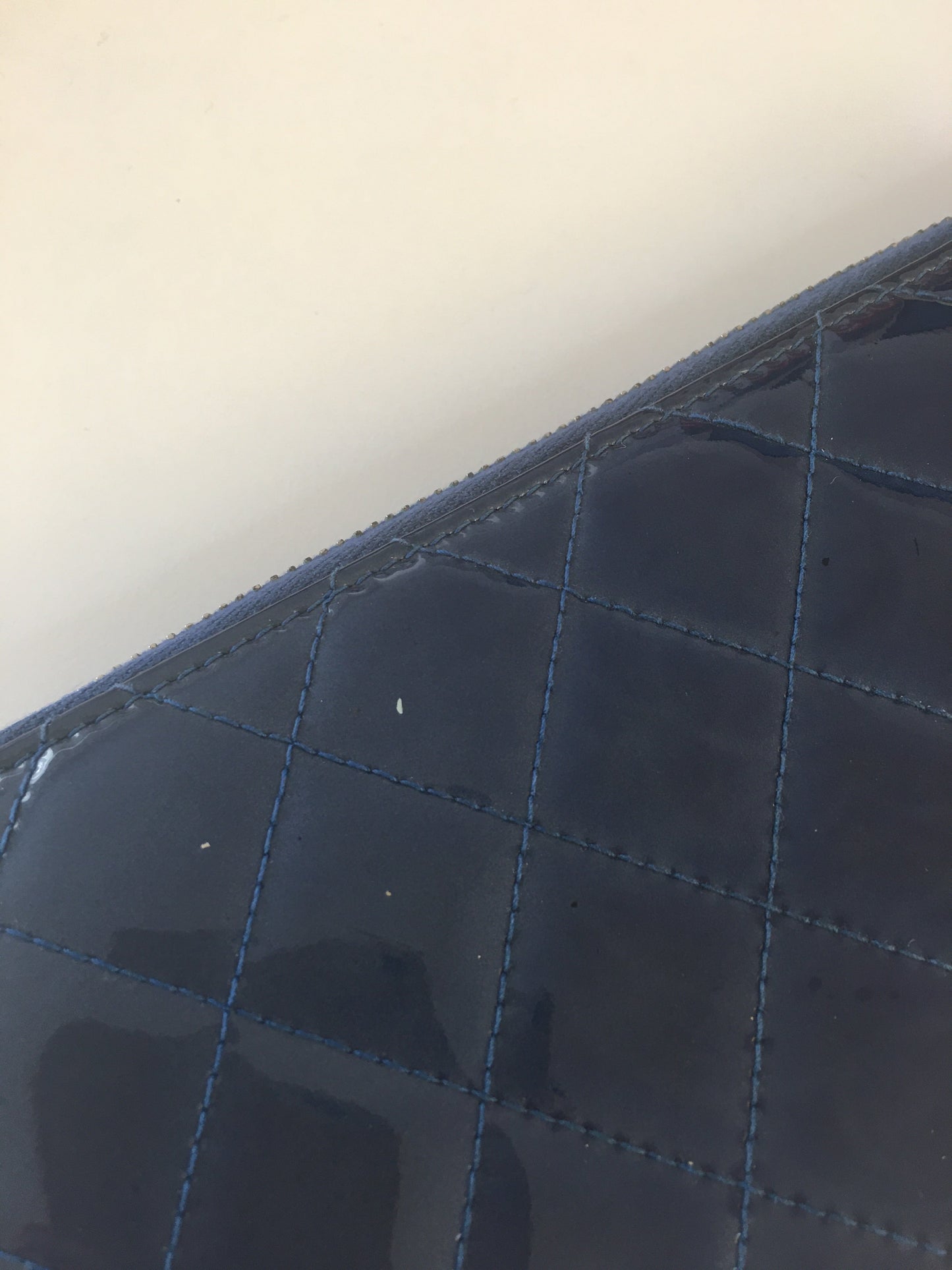 CHANEL Wallet in Blue Patent