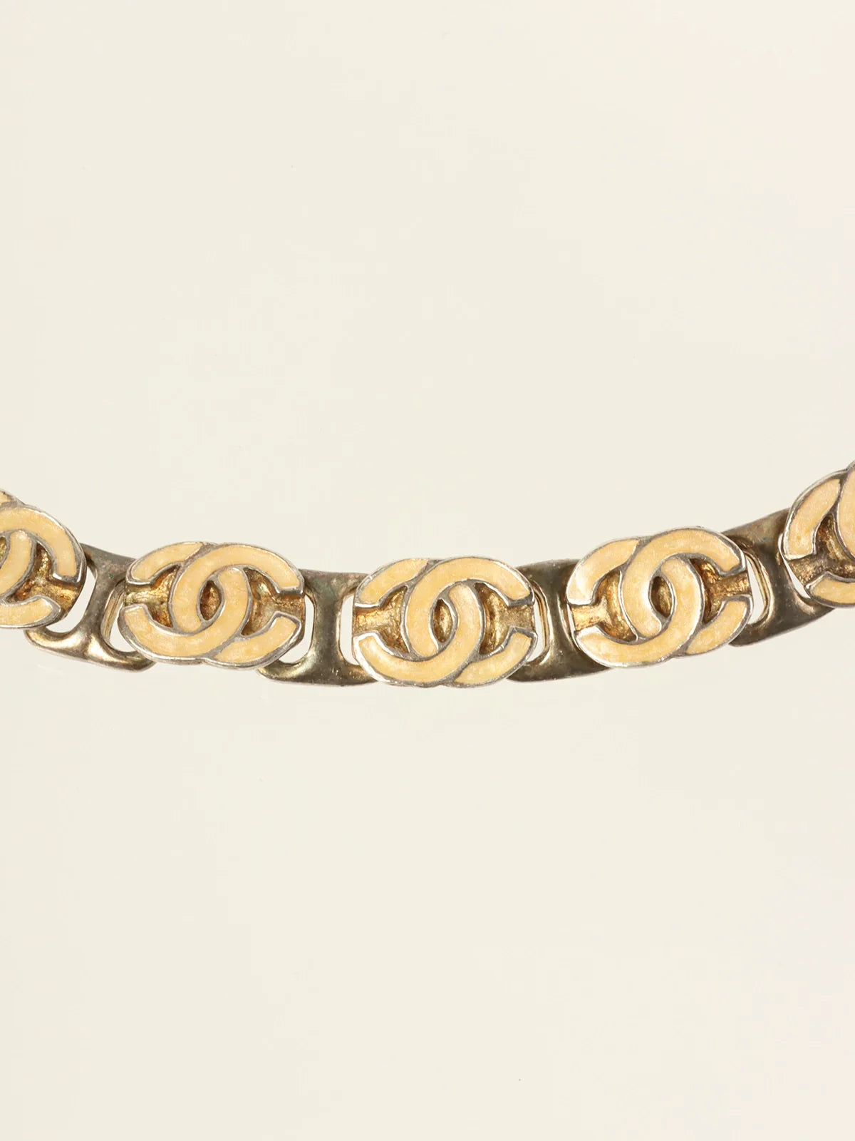CHANEL 2000 Made Cc Mark Chain Necklace Silver