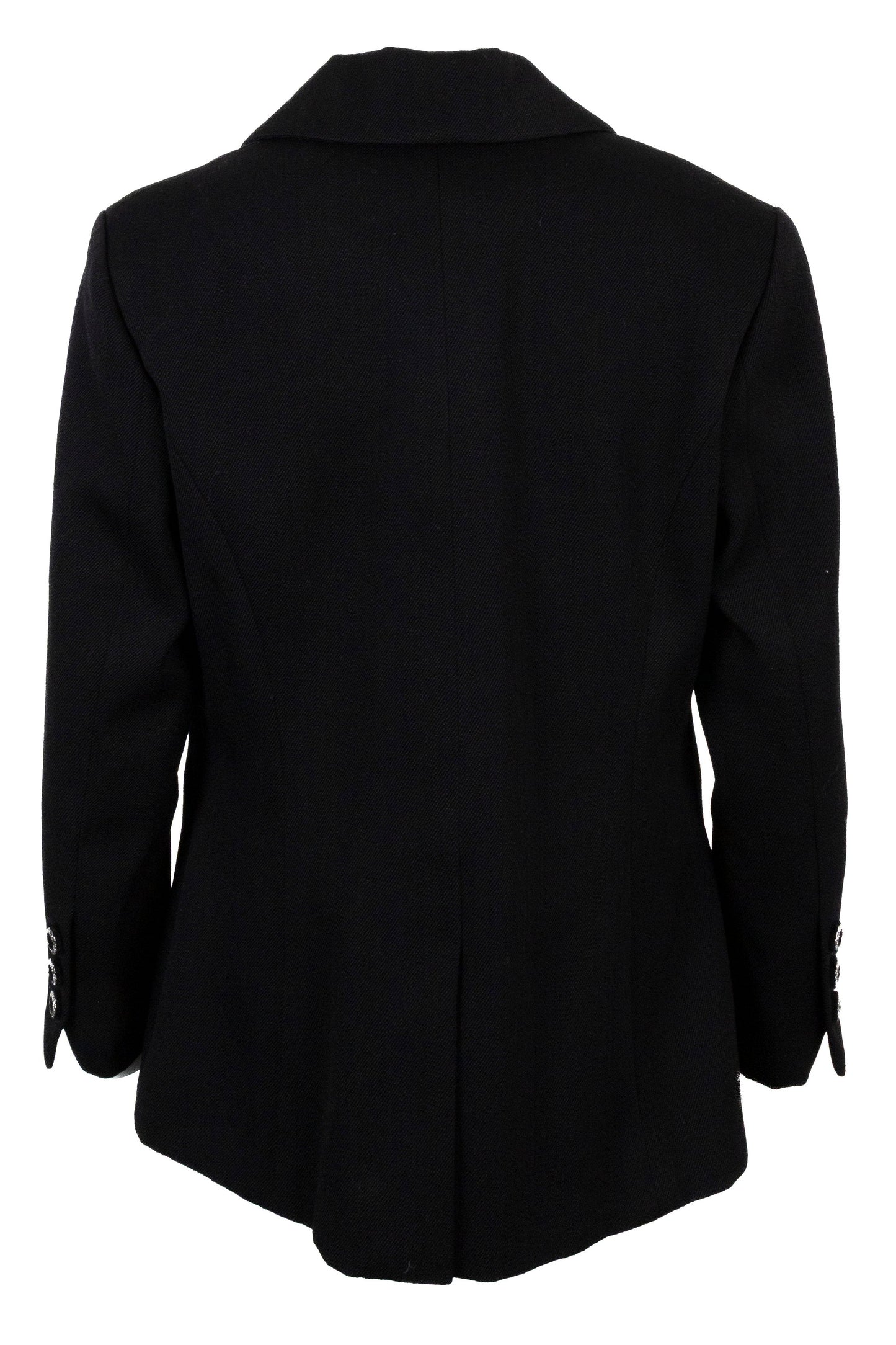 CHANEL 2023 Jacket Black Crystal Buttons