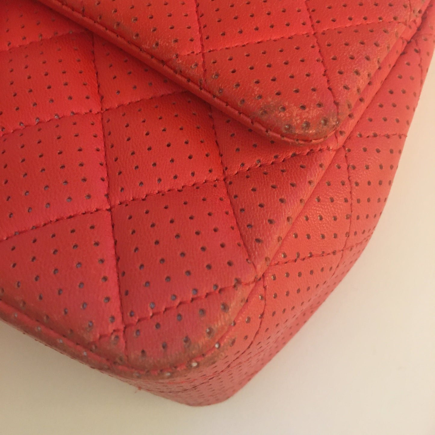 CHANEL Timeless/Classique Shoulder Bag in Red Leather
