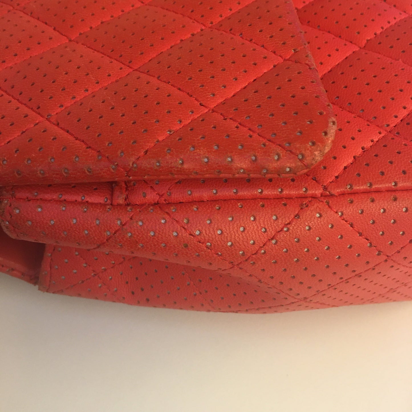 CHANEL Timeless/Classique Shoulder Bag in Red Leather