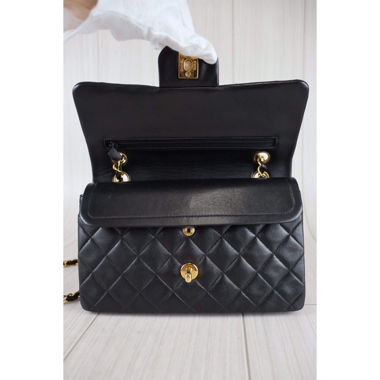 Rank A ｜ CHANEL Matrasse CF Double Lid 23 Shoulder Bag ｜091007