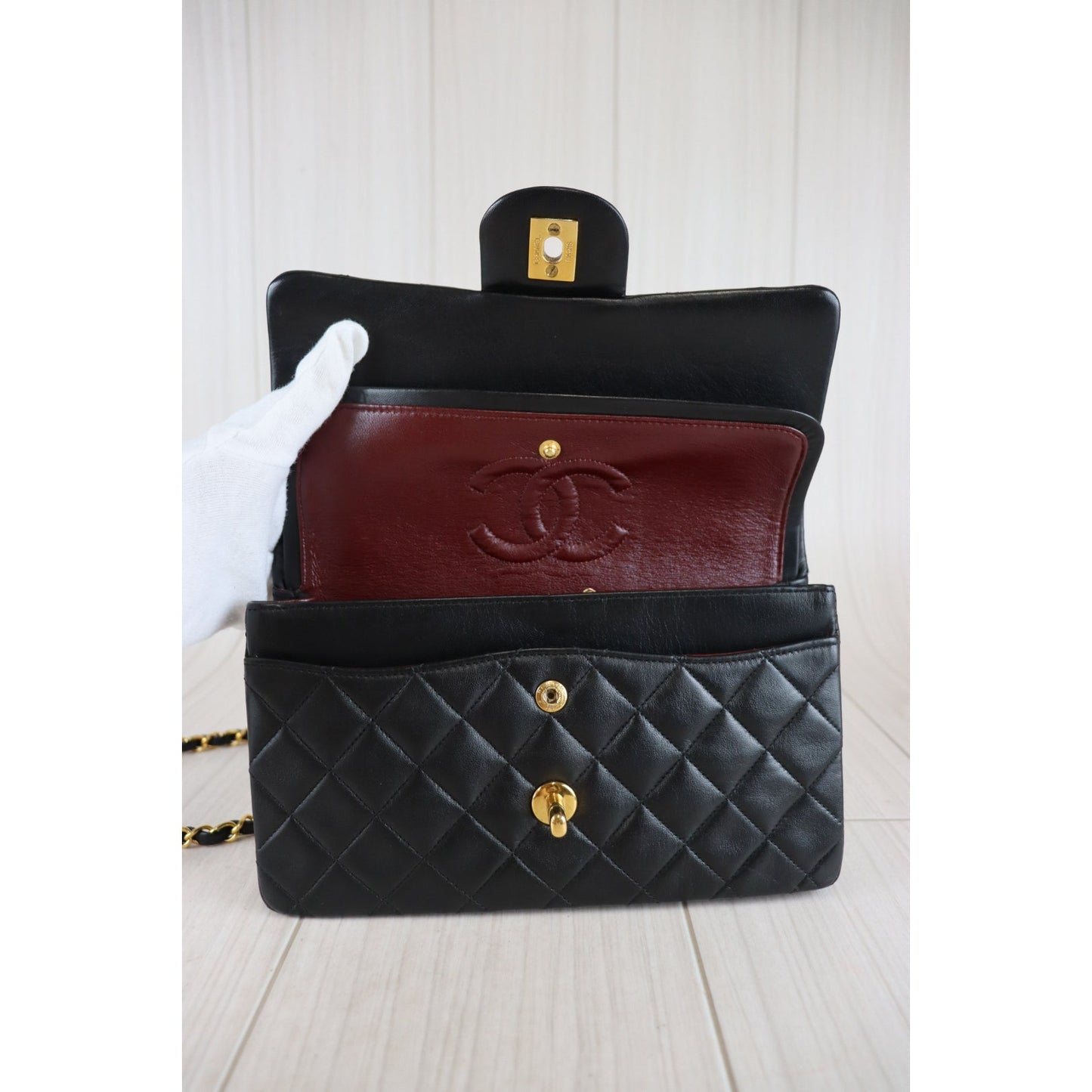 Rank A ｜ CHANEL Matrasse CF Double Lid 23 Shoulder Bag ｜091007