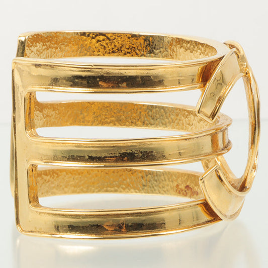 Chanel 1994 Made Cc Mark Plate Bangle
