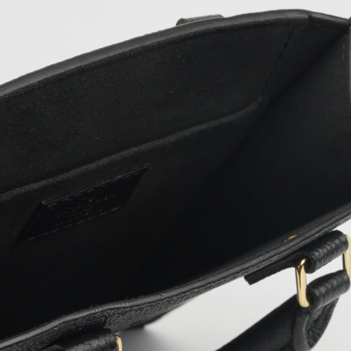 Petit Sac Plat - Black Empreinte