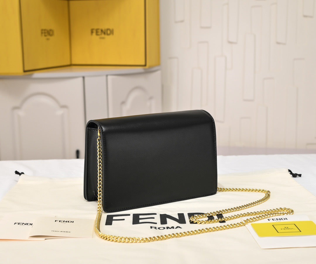 FF168 Clutch / Chain Bag / 7.9x2.3x5.1inch