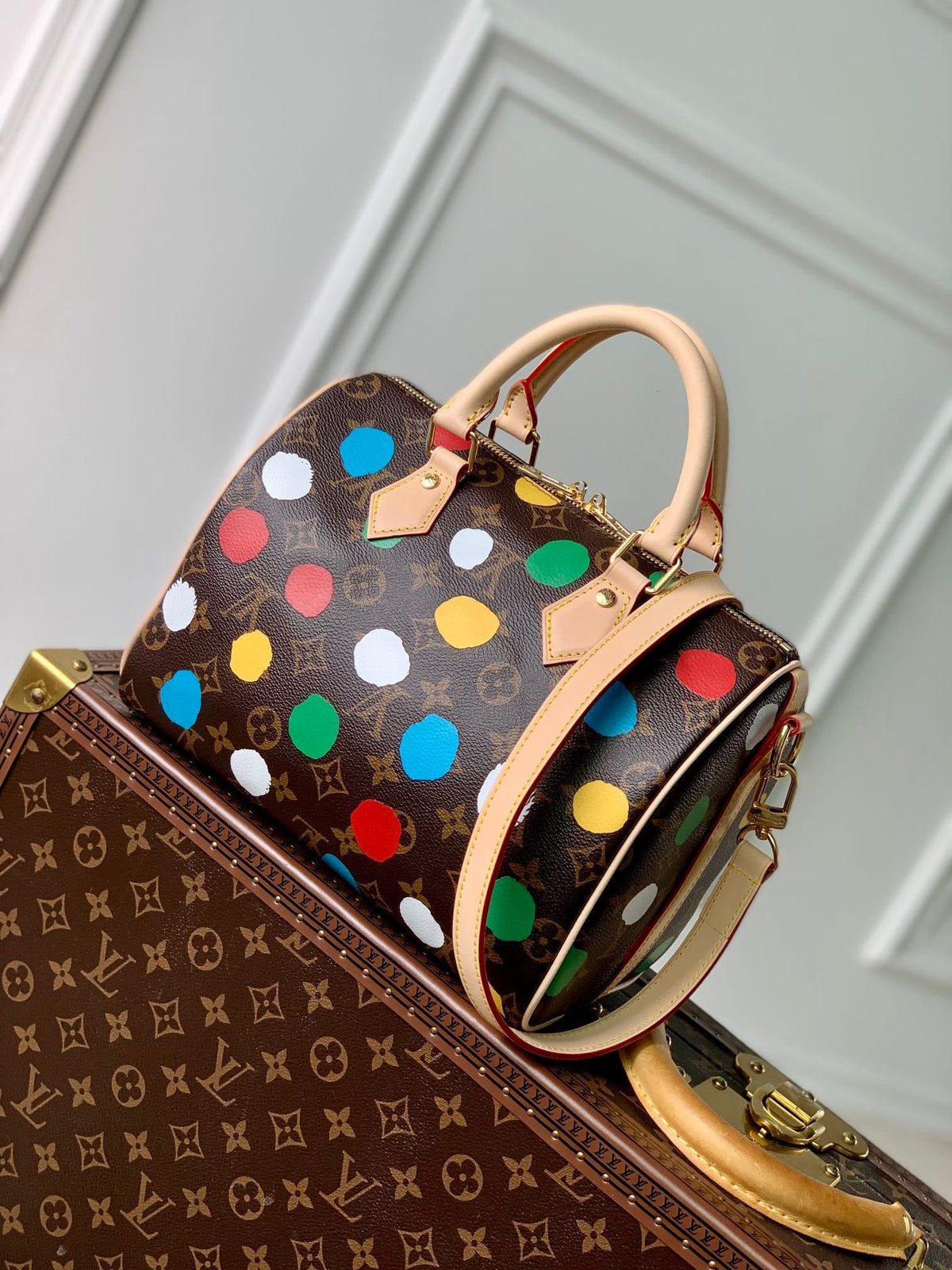 LB748 LV x YK Speedy Bandoulière 25 / HIGHEST QUALITY VERSION