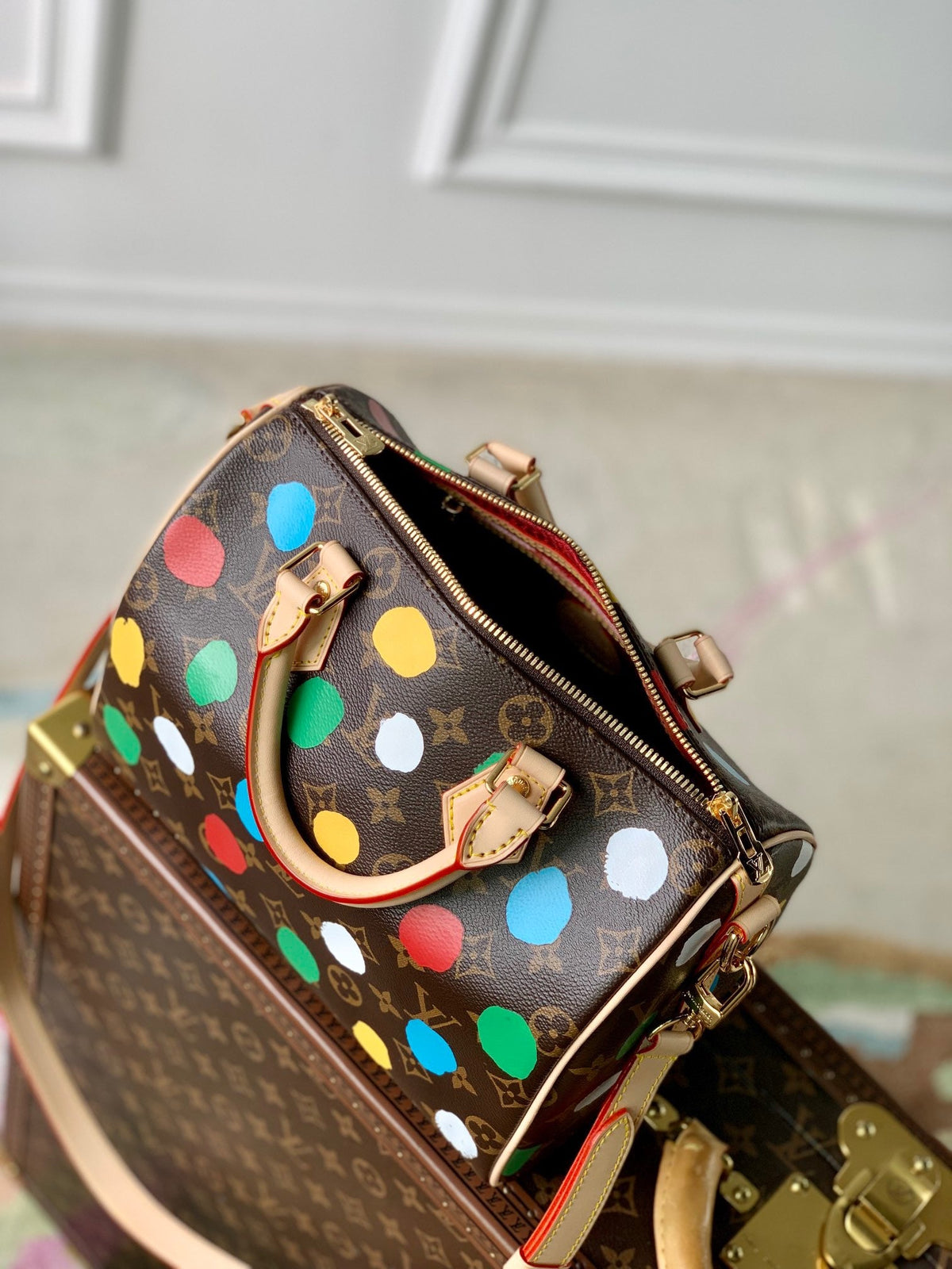 LB748 LV x YK Speedy Bandoulière 25 / HIGHEST QUALITY VERSION