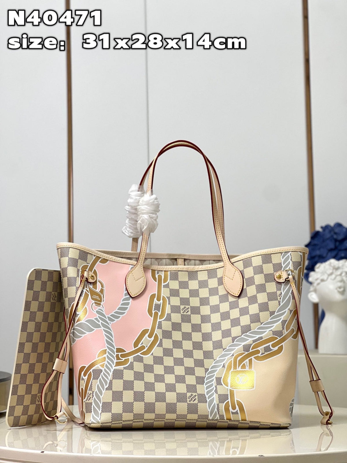 LB778 New Spring Collection - Nautical Neverfull MM / HIGHEST QUALITY VERSION