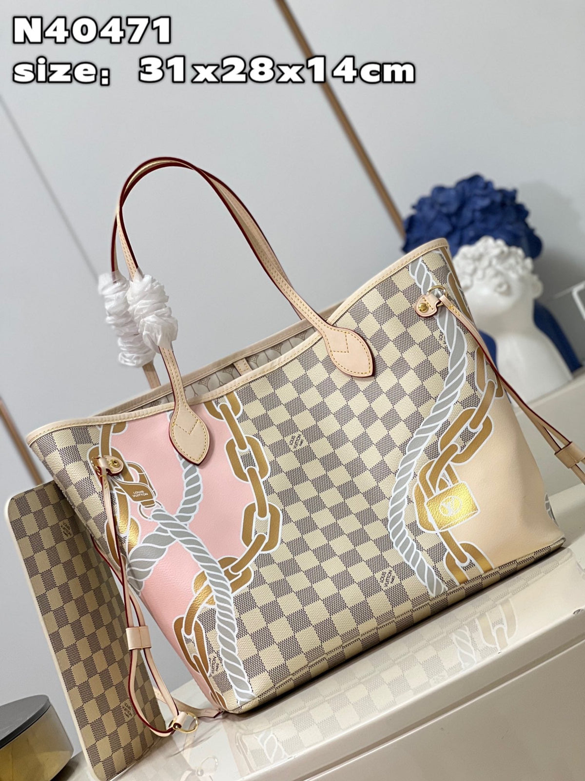 LB778 New Spring Collection - Nautical Neverfull MM / HIGHEST QUALITY VERSION
