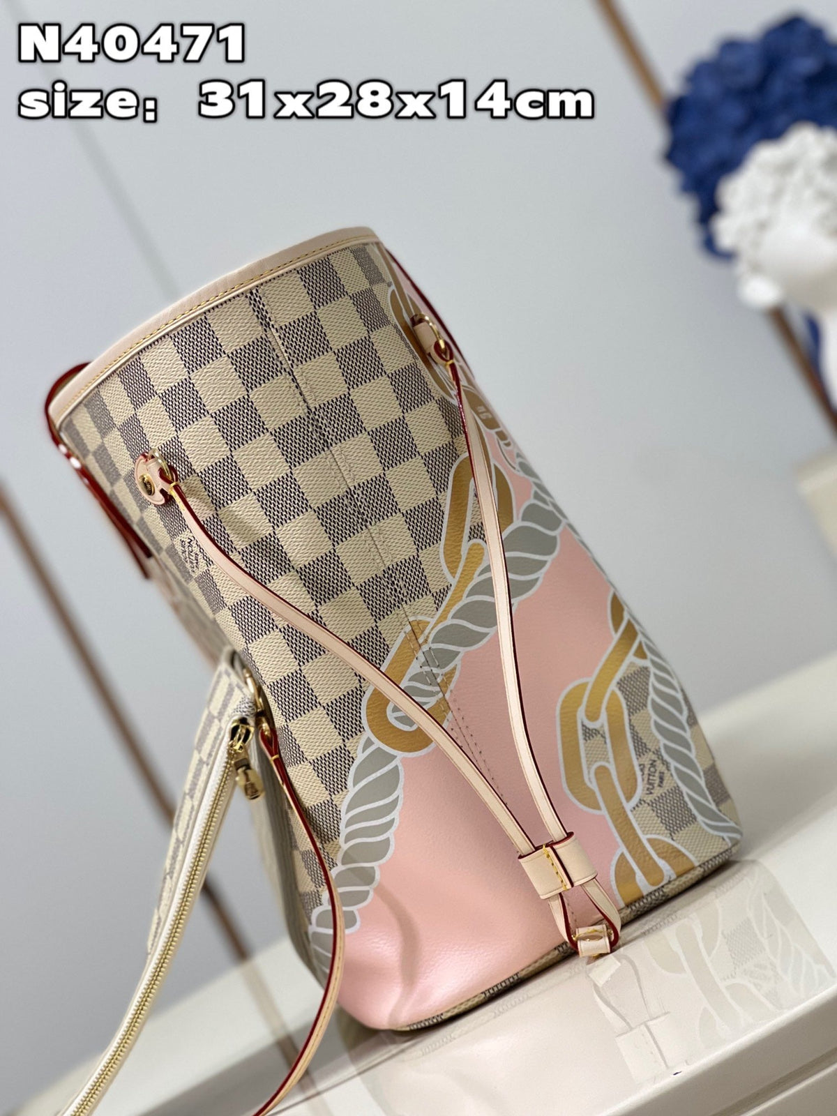 LB778 New Spring Collection - Nautical Neverfull MM / HIGHEST QUALITY VERSION