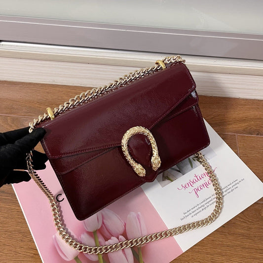 GC705 Dionysus Small Shoulder Bag / 11"W x 6.2"H x 4"D