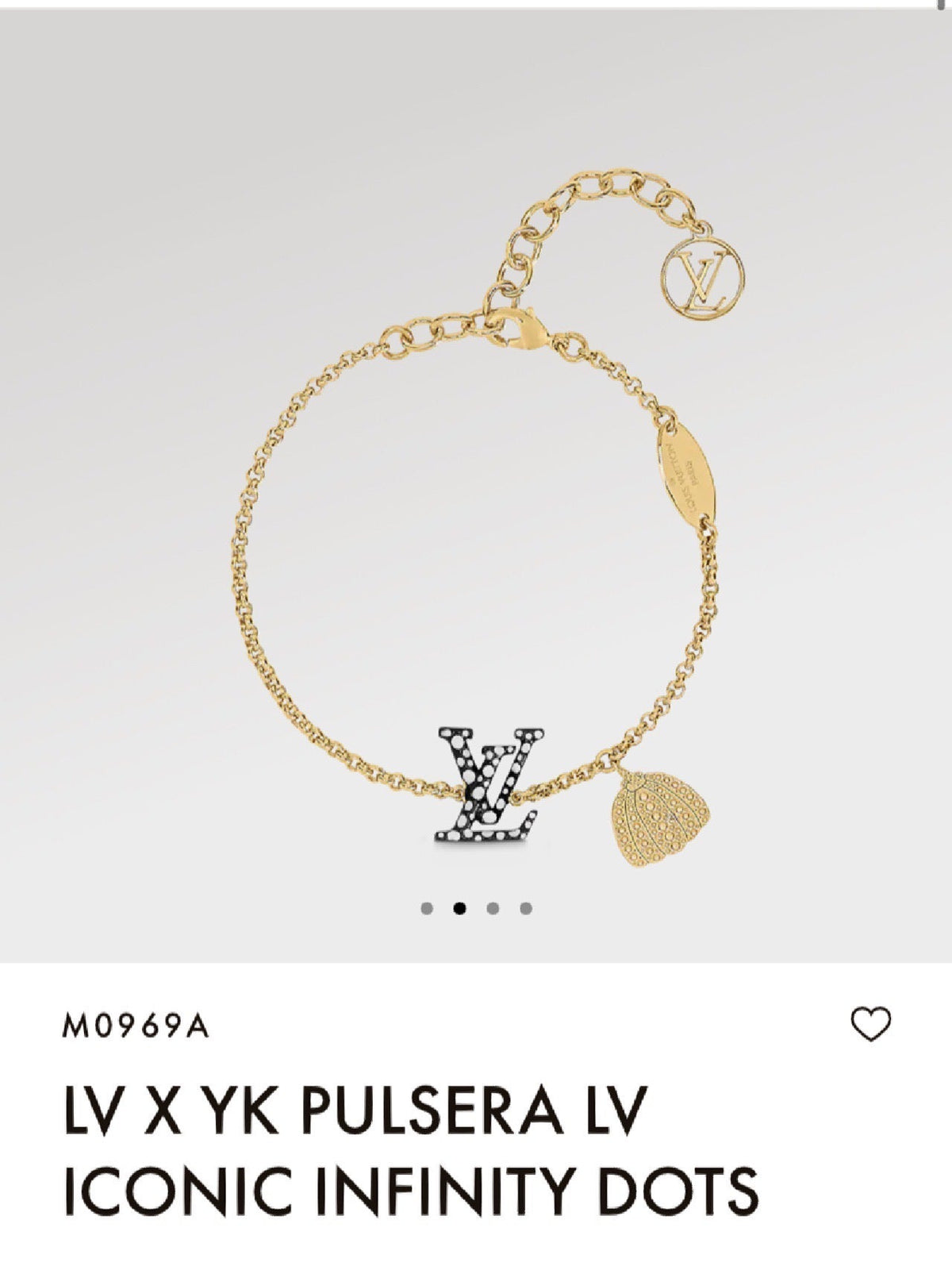 JW702 LV x YK LV Iconic Infinity Dots Bracelet