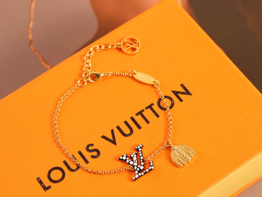 JW702 LV x YK LV Iconic Infinity Dots Bracelet