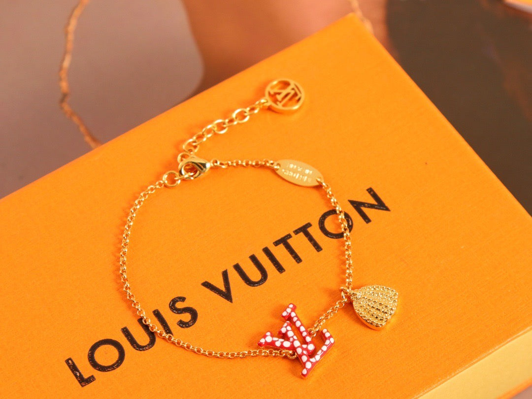 JW702 LV x YK LV Iconic Infinity Dots Bracelet