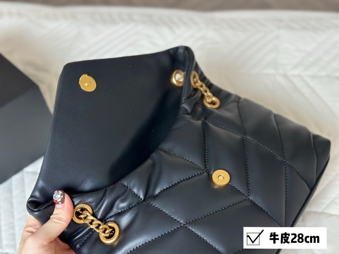 YSK356 PUFFER SMALL in Nappa Leather / 11x7.5x4.3inch